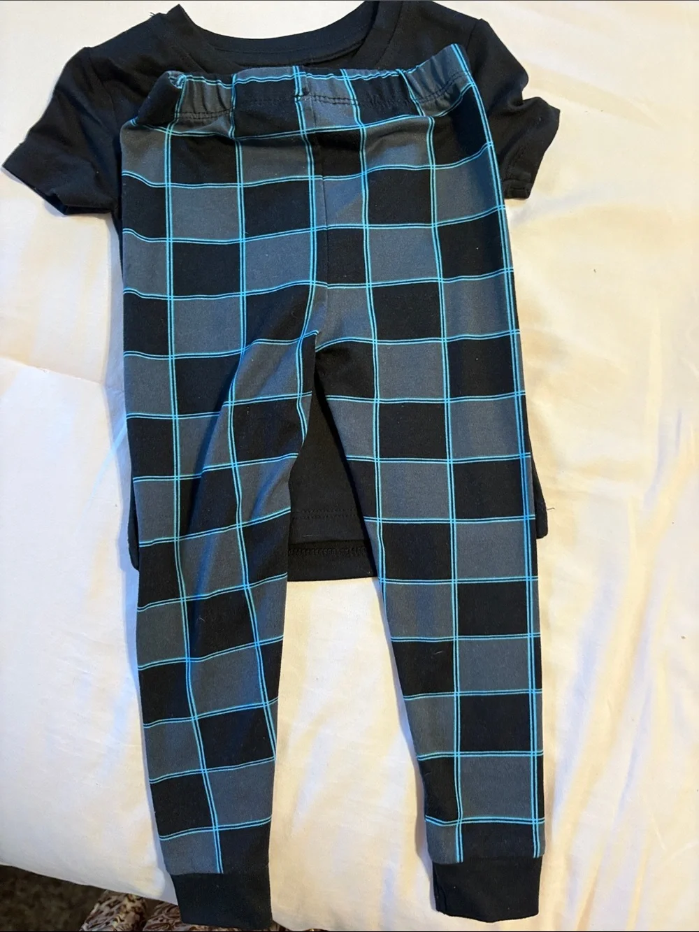 Kids Black & Blue 'Sleep Mode' Gamer Pajama Set